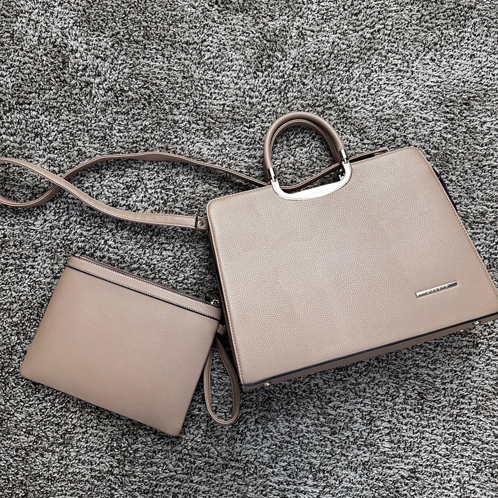 Beige handbag